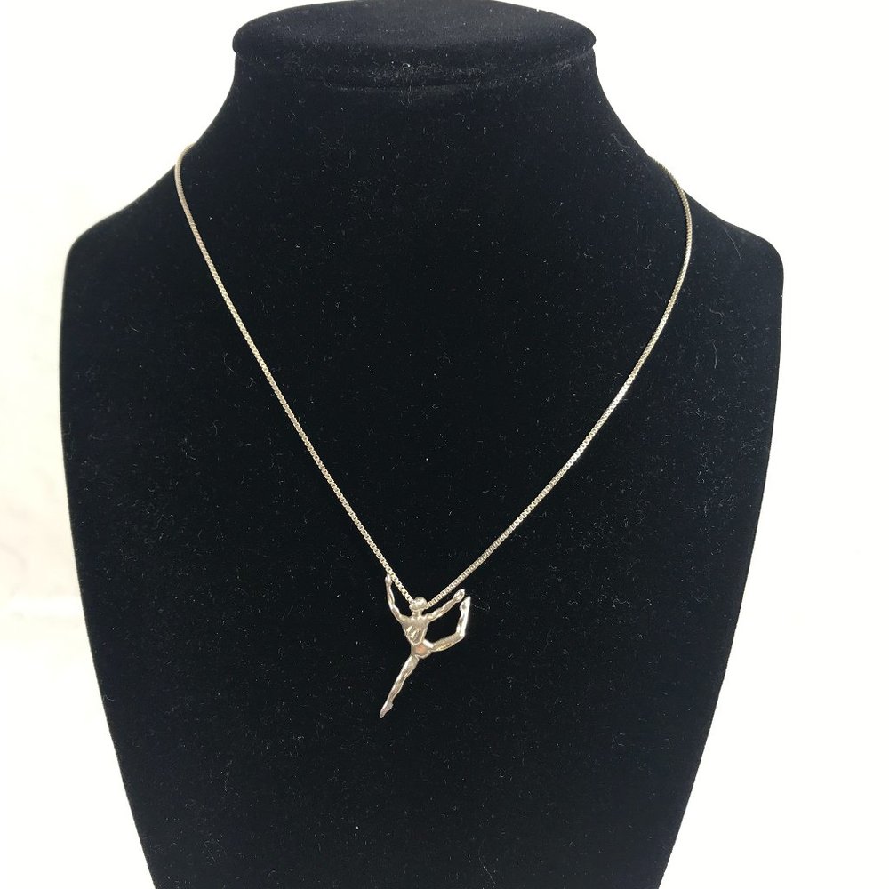 Tiny Dancer Gymnast Ss Pendant & Chain - image 2